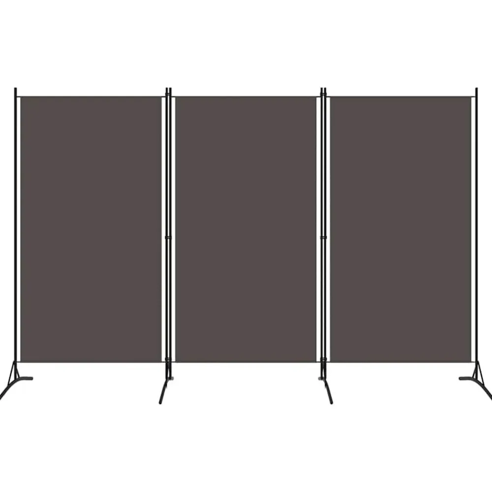 vidaXL Cloison de séparation 3 panneaux 260x180 cm