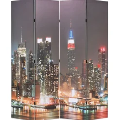vidaXL Cloison de séparation pliable 160x170 cm New York la nuit