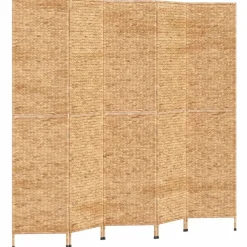 vidaXL Cloison de séparation 5 panneaux 205x180 cm hyacinthe d'eau