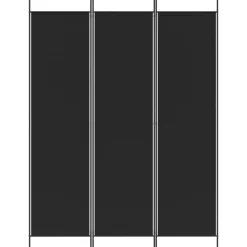 vidaXL Cloison de séparation 3 panneaux 150x200 cm Tissu