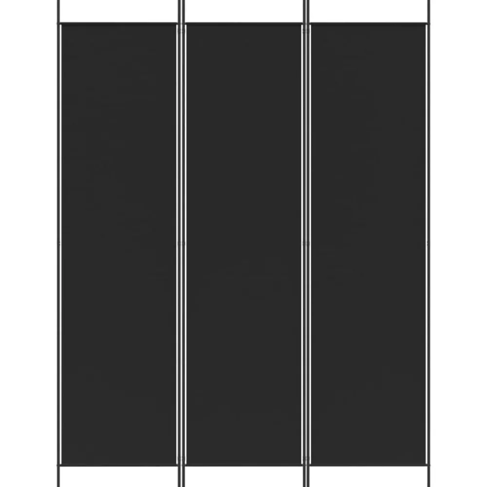 vidaXL Cloison de séparation 3 panneaux 150x200 cm Tissu
