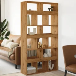 vidaXL Cloison de séparation chêne artisanal bois d'ingénierie