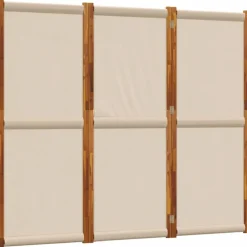 Séparateurs De Pièces-vidaXL Cloison de séparation 3 panneaux 210x180 cm Taupe