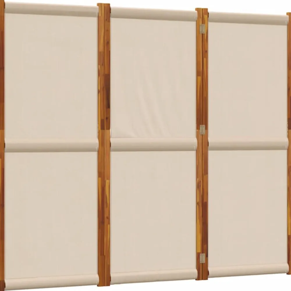 Séparateurs De Pièces-vidaXL Cloison de séparation 3 panneaux 210x180 cm Taupe