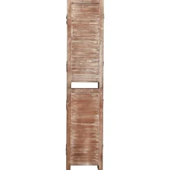 Séparateurs De Pièces-vidaXL Cloison de séparation 6 panneaux Marron 210x165 cm Paulownia