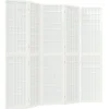 Séparateurs De Pièces-vidaXL Cloison de séparation pliable 5 panneaux 200x170 cm Blanc