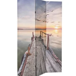 vidaXL Cloison de séparation pliable 120 x 170 cm Lac
