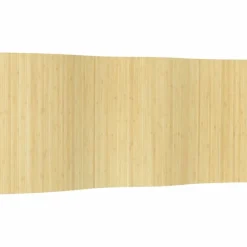 Séparateurs De Pièces-vidaXL Cloison de séparation naturel clair largeur 400 cm hauteur 165 cm bambou lumière naturelle