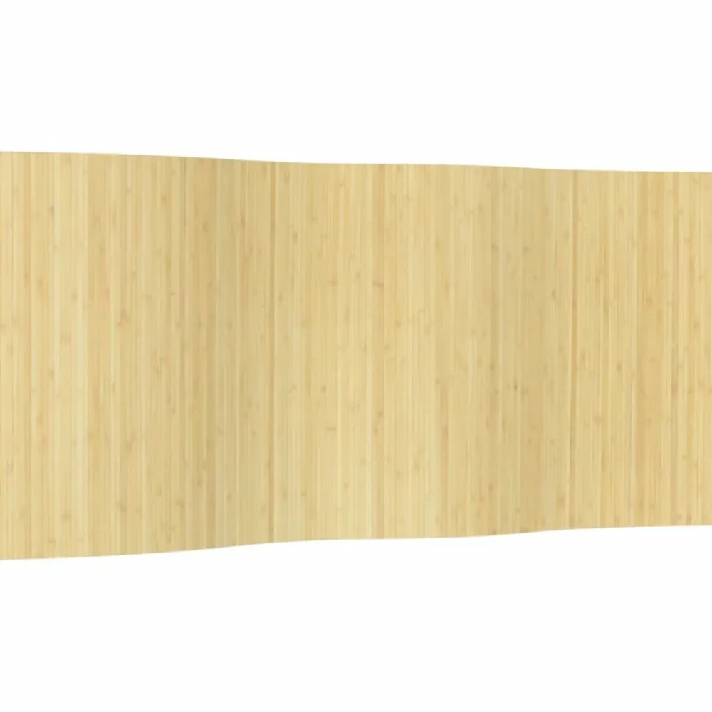 Séparateurs De Pièces-vidaXL Cloison de séparation naturel clair largeur 400 cm hauteur 165 cm bambou lumière naturelle