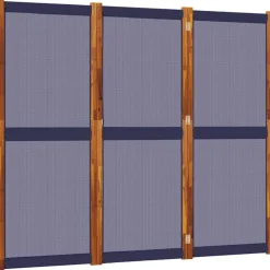 Séparateurs De Pièces-vidaXL Cloison de séparation 3 panneaux 210x180 cm Bleu foncé