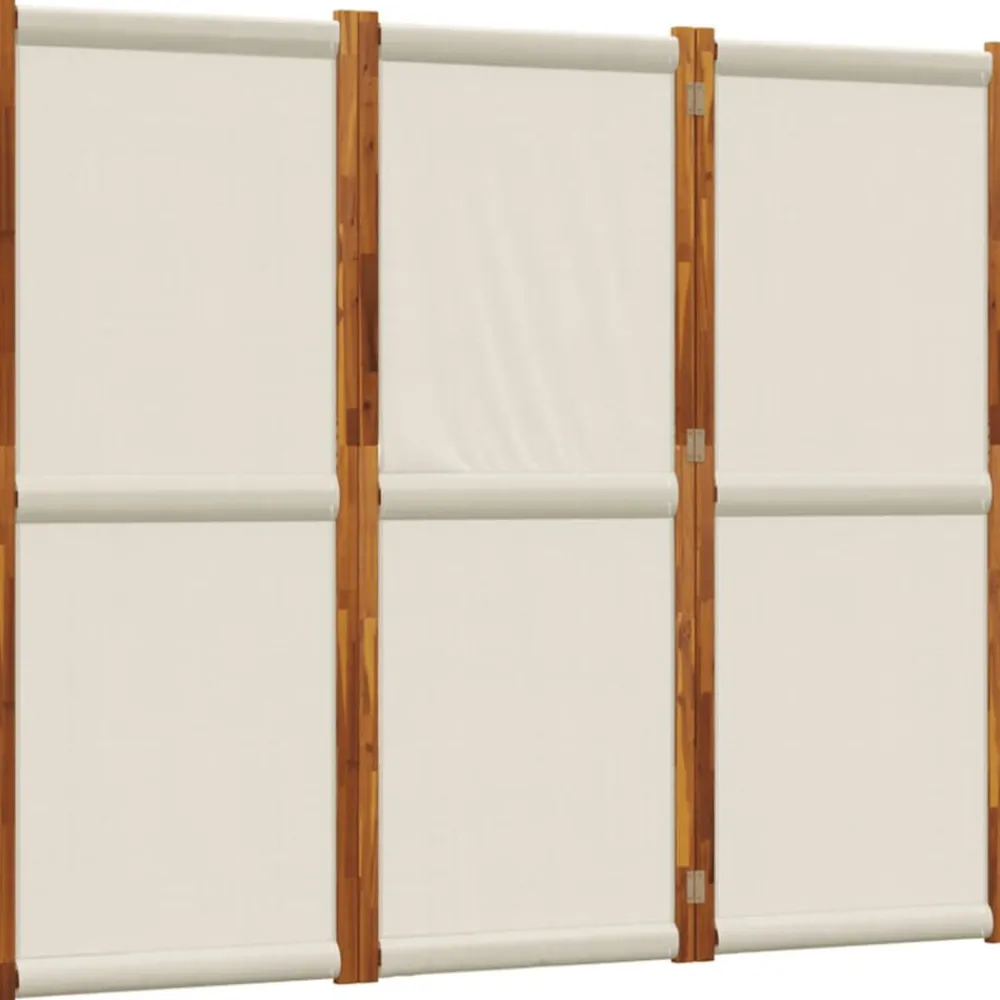vidaXL Cloison de séparation 3 panneaux 210x180 cm