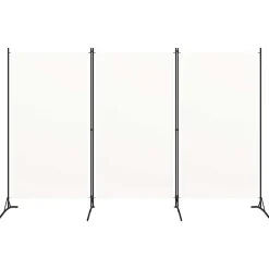 vidaXL Cloison de séparation 3 panneaux 260x180 cm Tissu