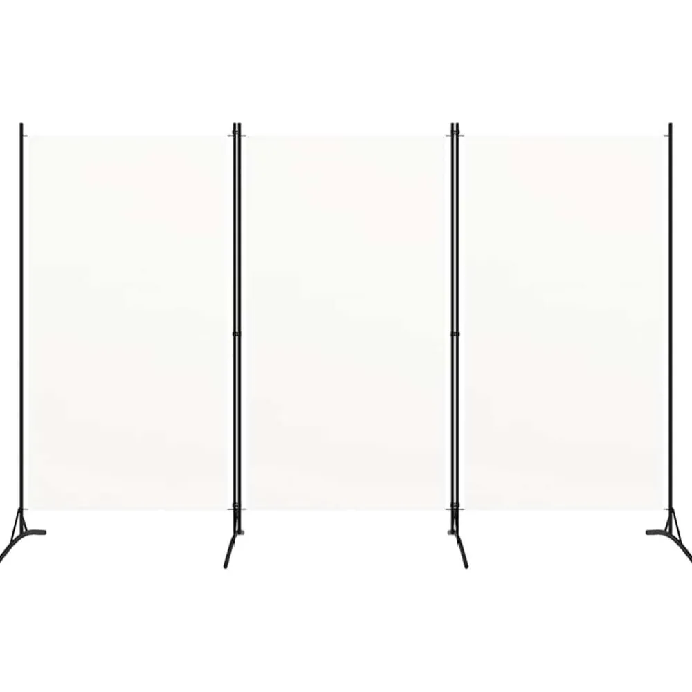 vidaXL Cloison de séparation 3 panneaux 260x180 cm Tissu