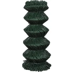 Clôtures & Barrières-vidaXL Clôture à mailles losangées Acier 0,8x15 m Vert