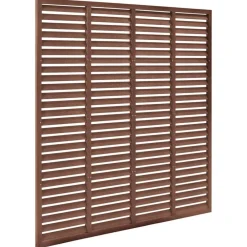 Clôtures & Barrières-vidaXL Clôture à persiennes WPC 180x180 cm Marron