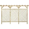 Clôtures & Barrières-vidaXL Clôture à treillis de jardin avec pergola 300x50x200 cm Pin