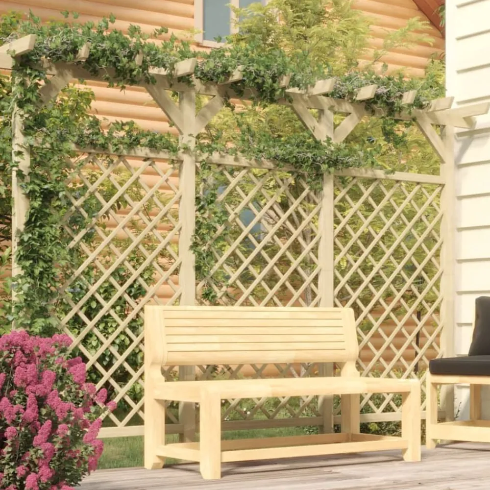 Clôtures & Barrières-vidaXL Clôture à treillis de jardin avec pergola 300x50x200 cm Pin
