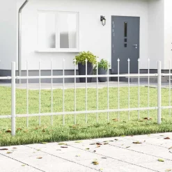 vidaXL Clôture de jardin 2 pcs 3,4 x 0,6 m