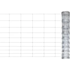 Clôtures & Barrières-vidaXL Clôture de jardin Acier galvanisé 50x1,5 m Argenté