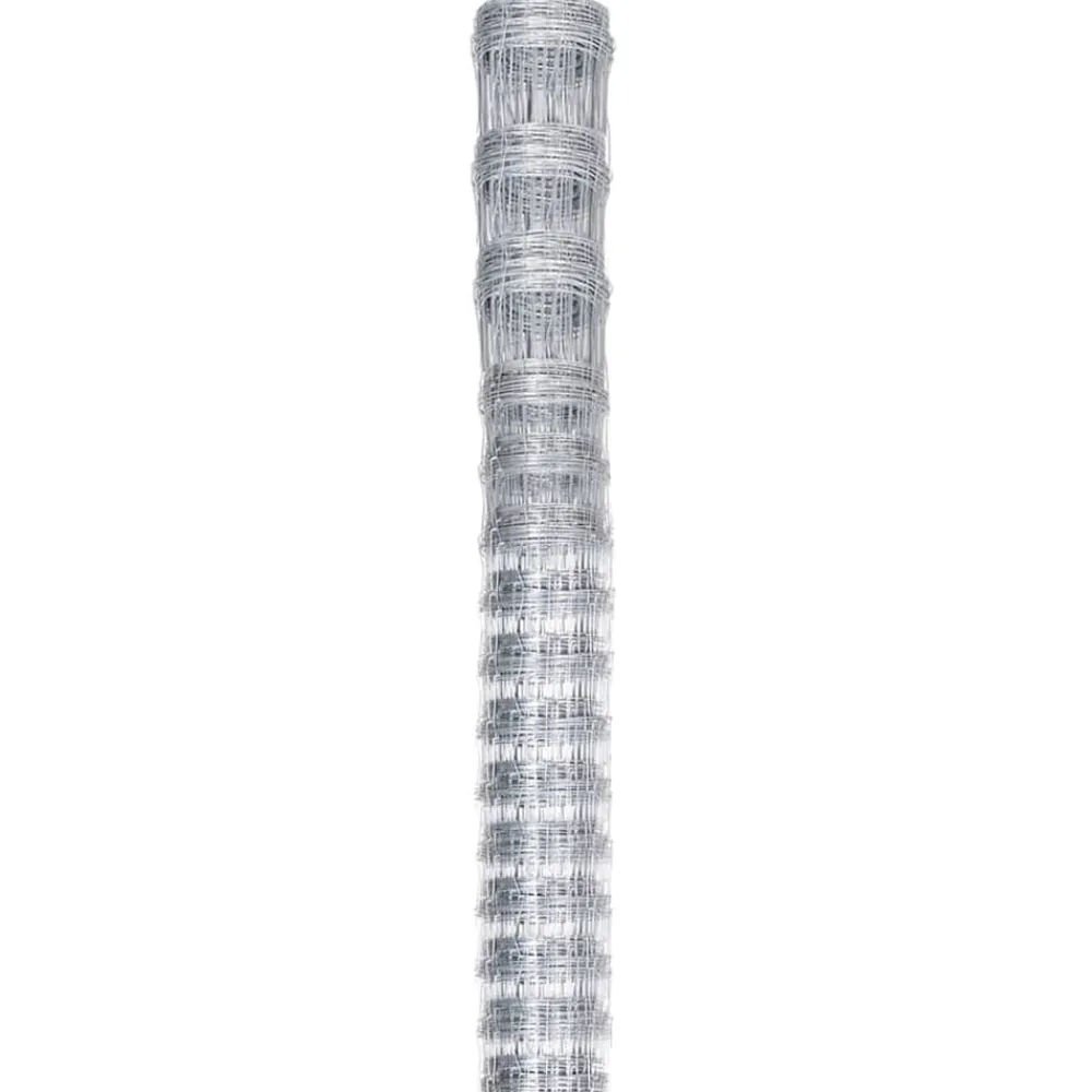 vidaXL Clôture de jardin Acier galvanisé Argenté 50x1,6 m