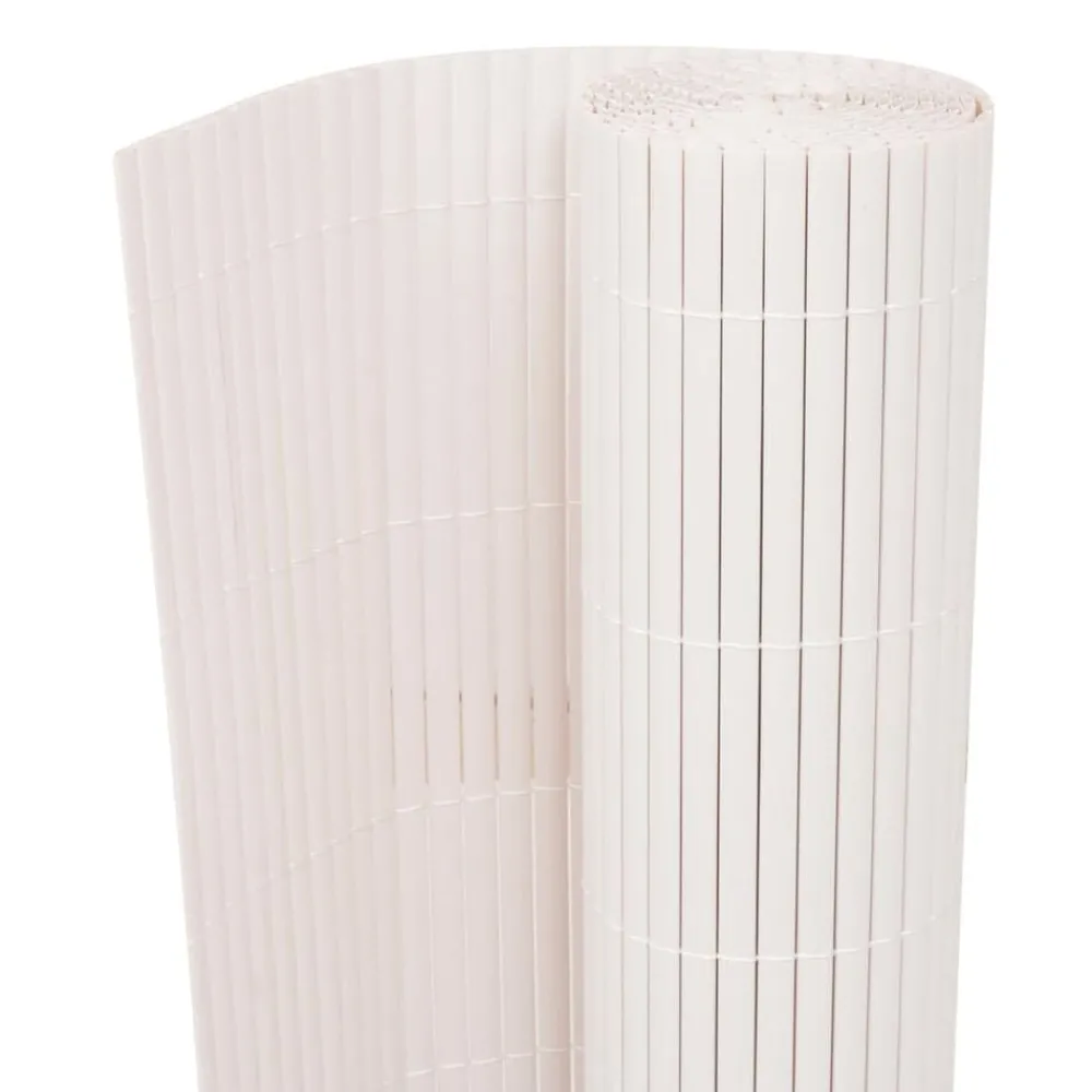 Clôtures & Barrières-vidaXL Clôture de jardin Double face 90 x 300 cm Blanc
