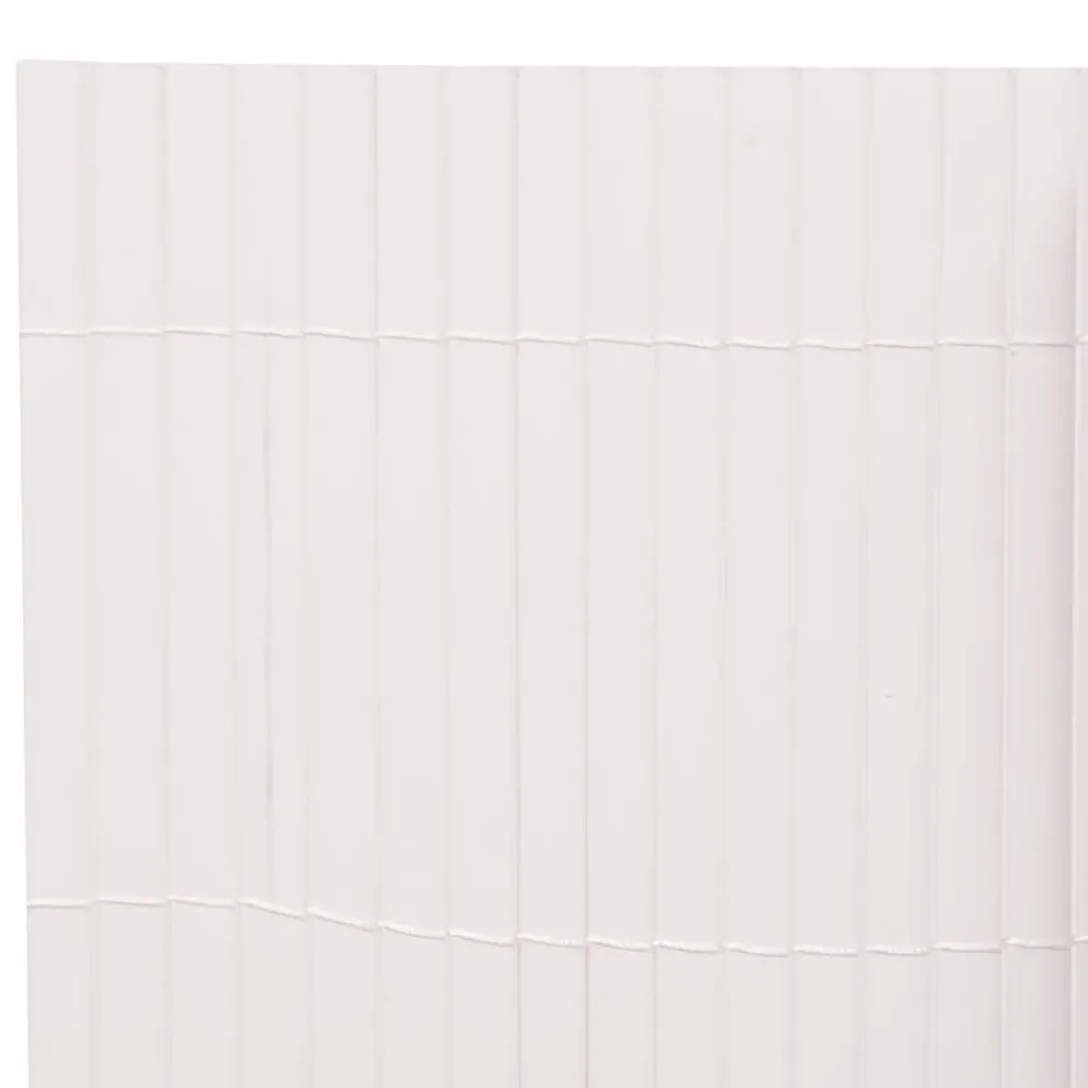 Clôtures & Barrières-vidaXL Clôture de jardin Double face 90 x 300 cm Blanc