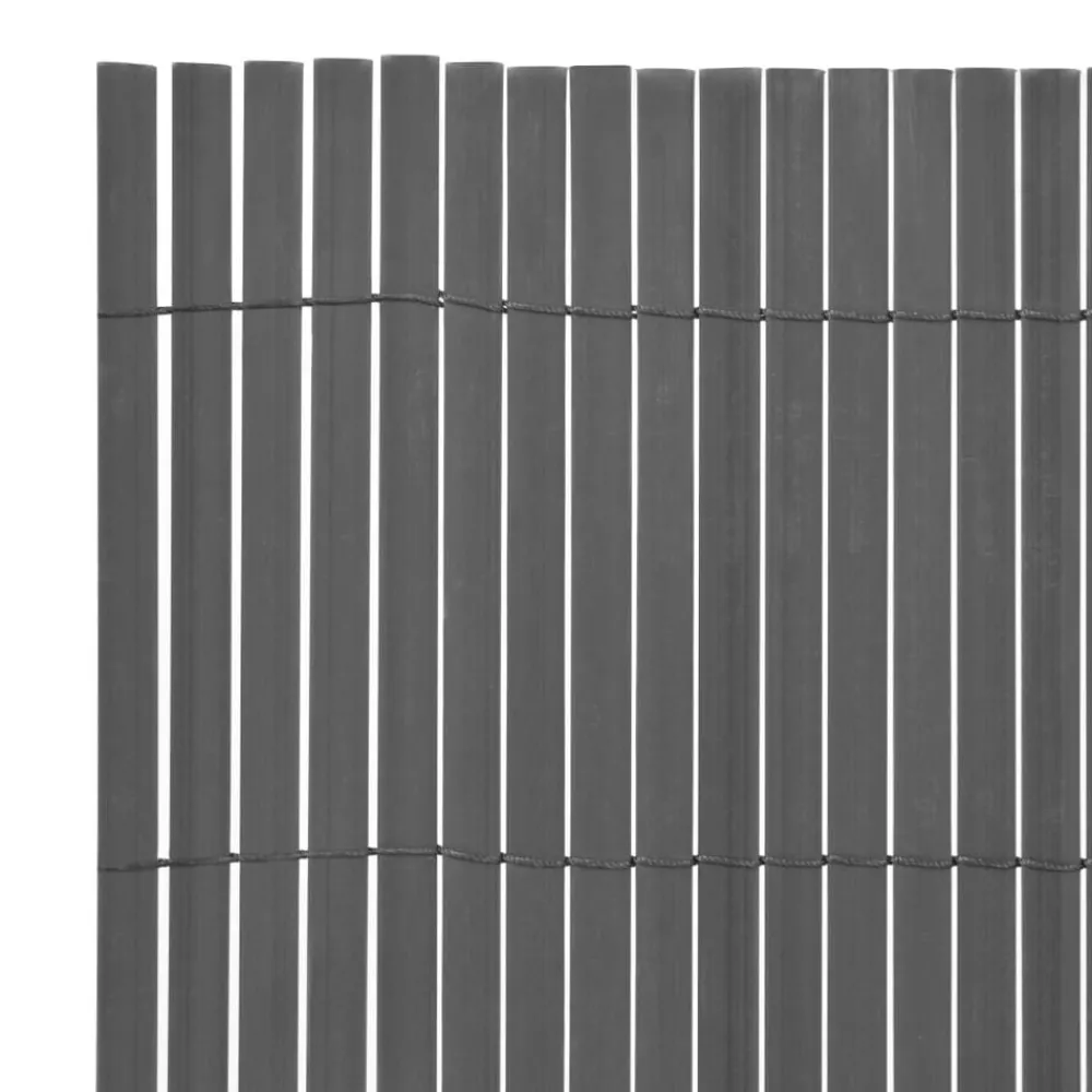 vidaXL Clôture de jardin Double face PVC 90 x 300 cm