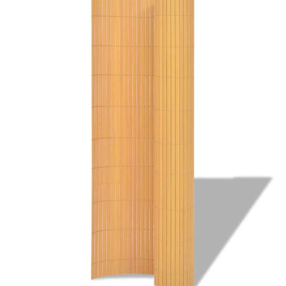 Clôtures & Barrières-vidaXL Clôture de jardin Double face PVC 90 x 300 cm Jaune