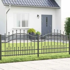 vidaXL Clôture de jardin Kampen Gris 240 x 118 cm