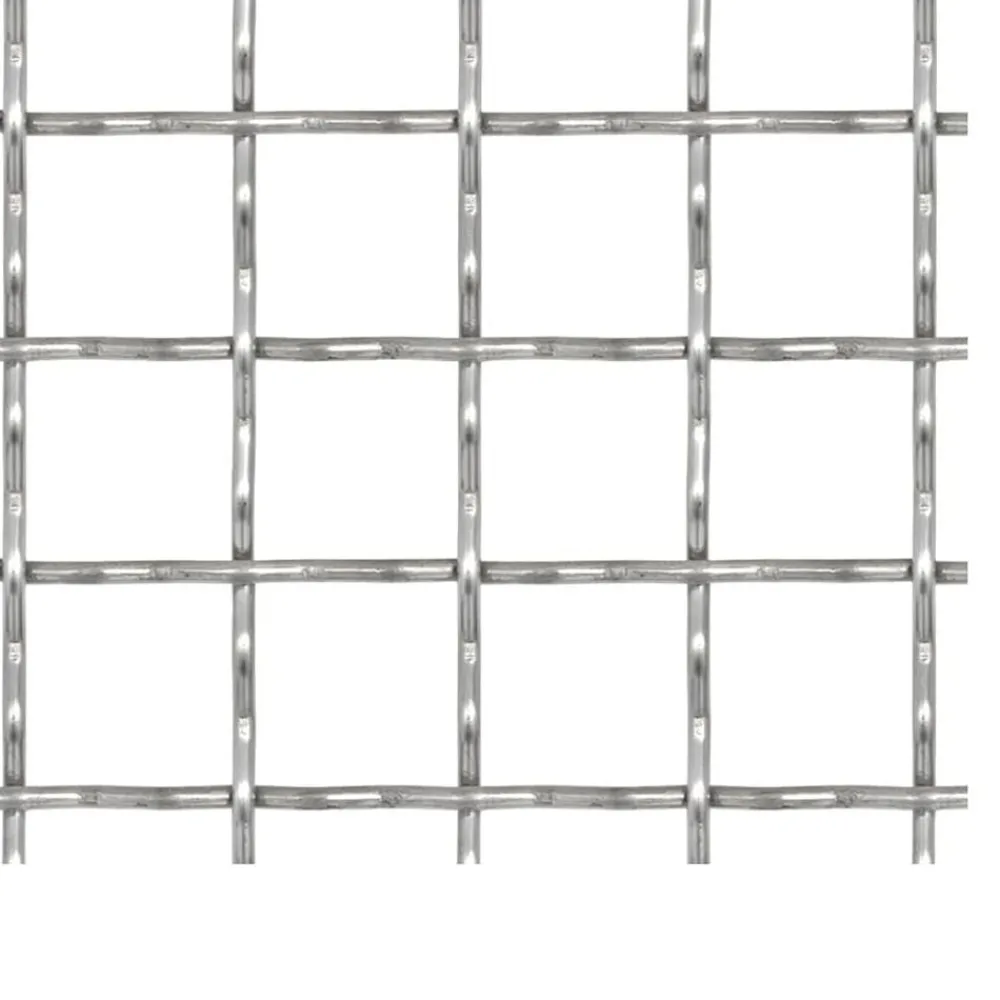 Clôtures & Barrières-vidaXL Clôture de jardin sertie Acier inoxydable 50x50 cm 11x11x2 mm