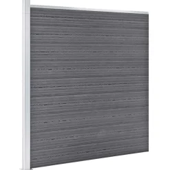 vidaXL Clôture de jardin WPC 1391x186 cm