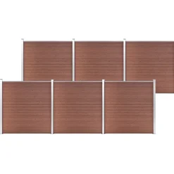 vidaXL Clôture de jardin WPC 1045x186 cm