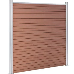 vidaXL Clôture de jardin WPC 1045x186 cm