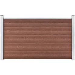 vidaXL Clôture de jardin WPC 180x105 cm