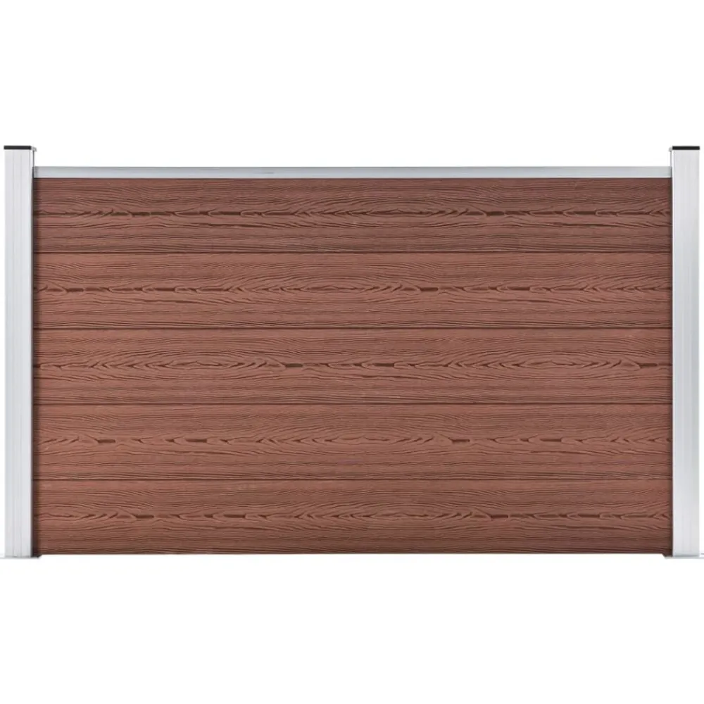 vidaXL Clôture de jardin WPC 180x105 cm