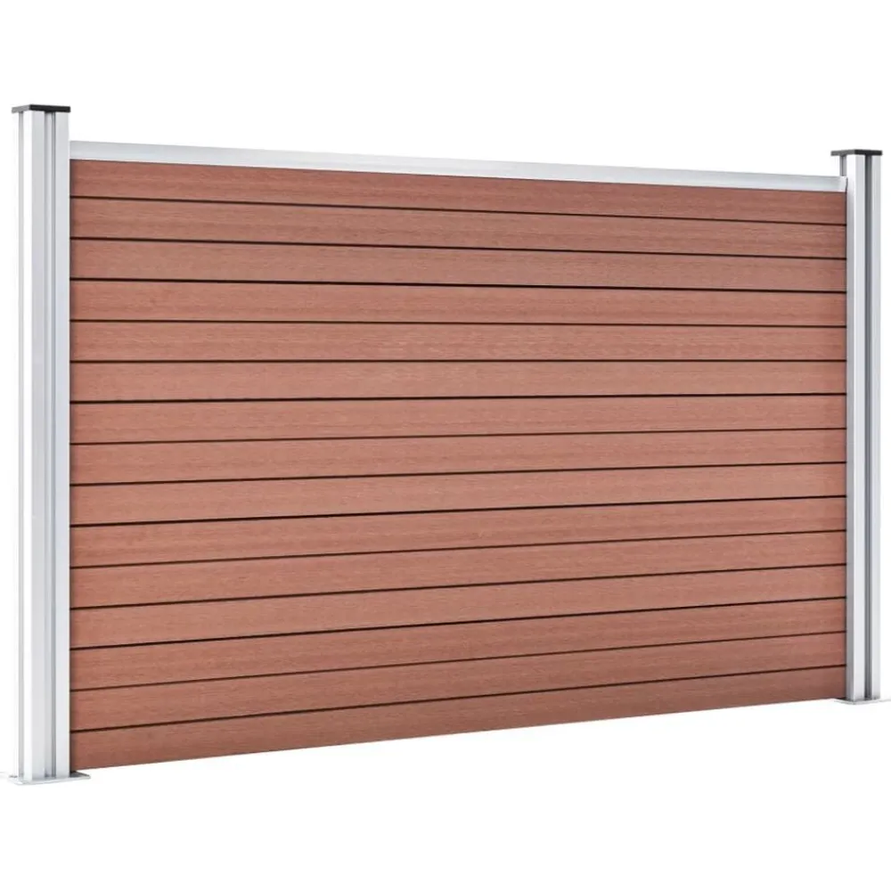 vidaXL Clôture de jardin WPC 180x105 cm