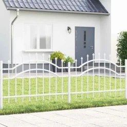 Clôtures & Barrières-vidaXL Clôture de jardin Woerden 240 x 115 cm Blanc