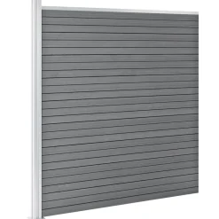 vidaXL Clôture de jardin WPC 1737x186 cm