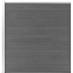 vidaXL Clôture de jardin WPC 175x186 cm