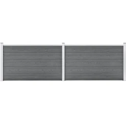 vidaXL Clôture de jardin WPC 353x106 cm