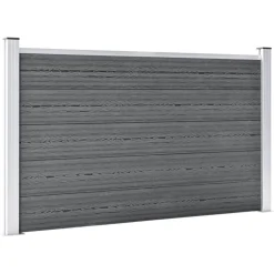 vidaXL Clôture de jardin WPC 353x106 cm
