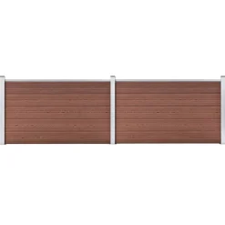 vidaXL Clôture de jardin WPC 353x106 cm