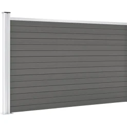 Clôtures & Barrières-vidaXL Clôture de jardin WPC 175x105 cm Gris