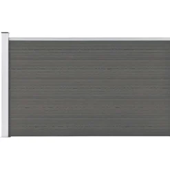 Clôtures & Barrières-vidaXL Clôture de jardin WPC 175x105 cm Gris