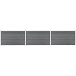 vidaXL Clôture de jardin WPC 526x106 cm