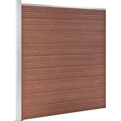 Clôtures & Barrières-vidaXL Clôture de jardin WPC 175x186 cm Marron