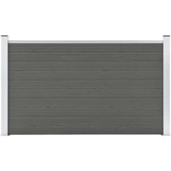 Clôtures & Barrières-vidaXL Clôture de jardin WPC 180x105 cm Gris