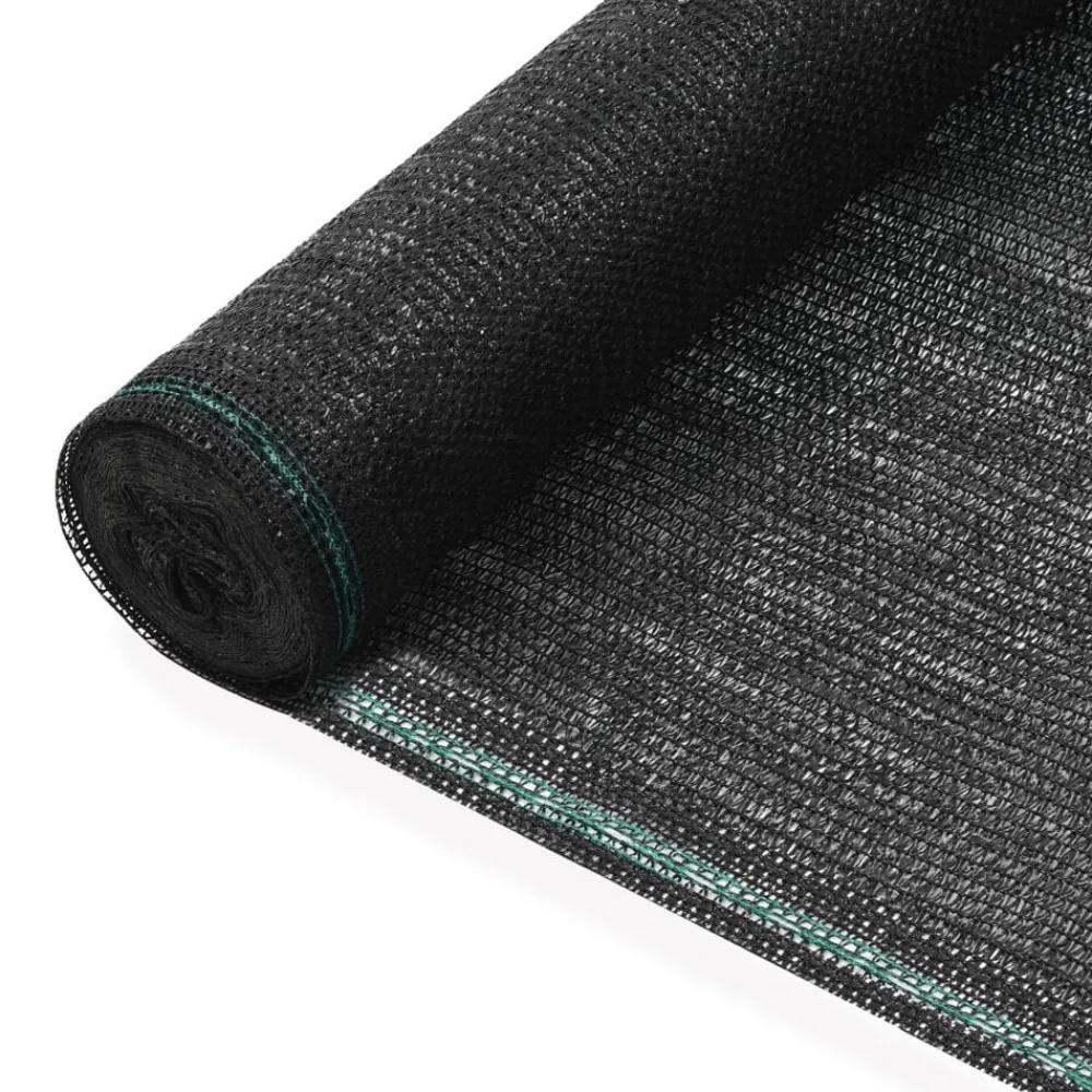Divers Sports-vidaXL Clôture de tennis PEHD 1 x 25 m Noir