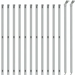 vidaXL Clôture en mailles de chaîne avec bride é 0,8x25 m