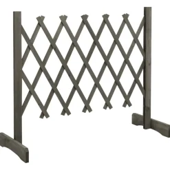 Clôtures & Barrières-vidaXL Clôture en treillis de jardin 120x60 cm Bois de sapin Gris
